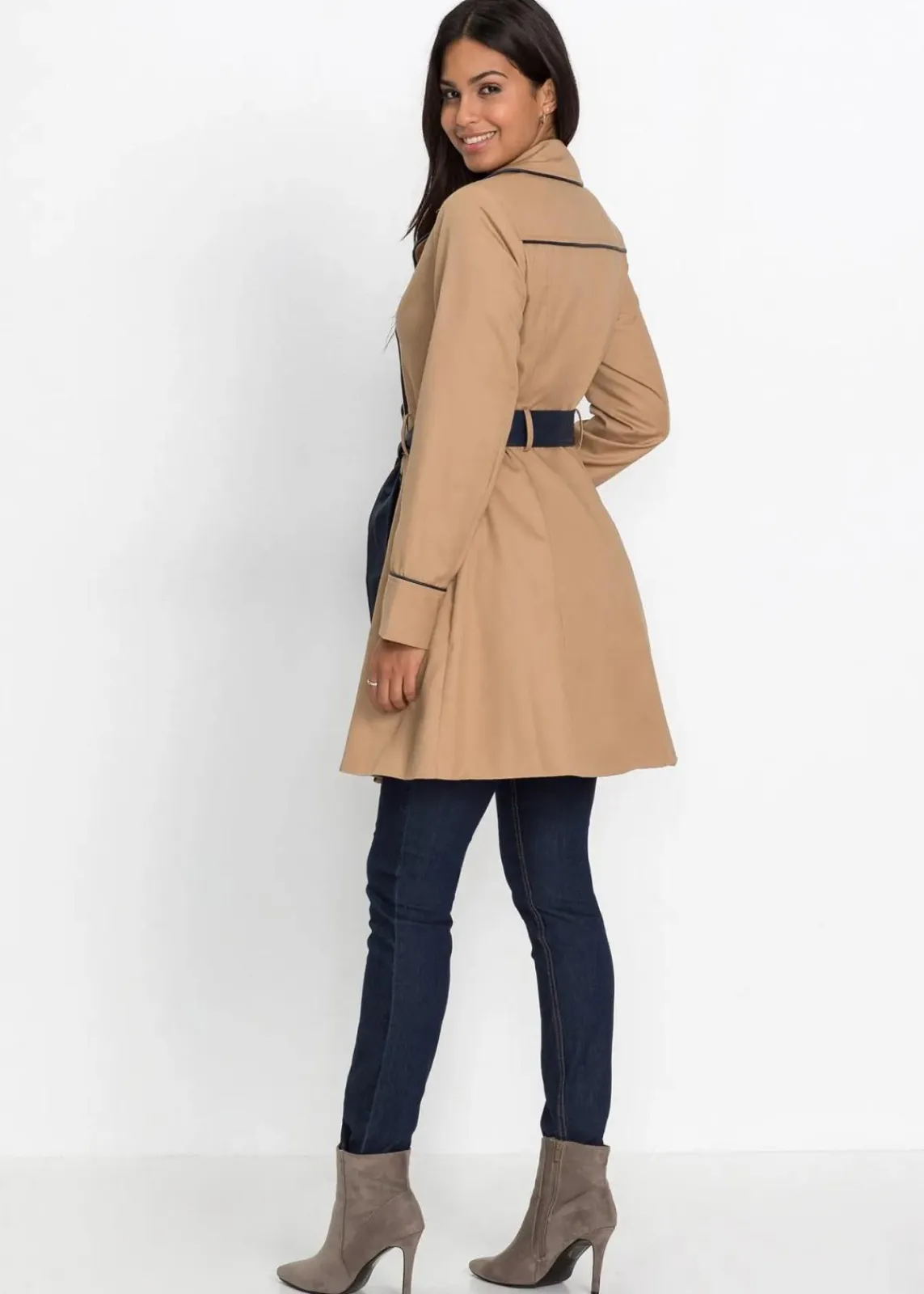bonprix Jacken & Mäntel^Trenchcoat mattcamel