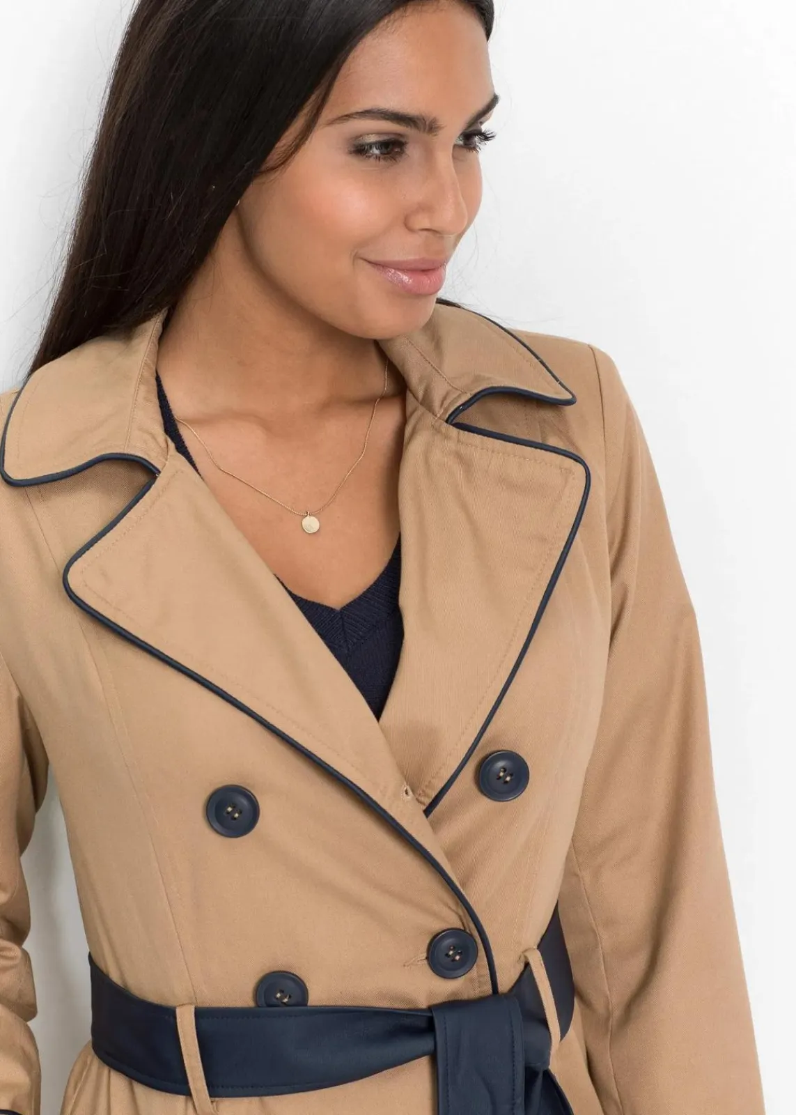 bonprix Jacken & Mäntel^Trenchcoat mattcamel