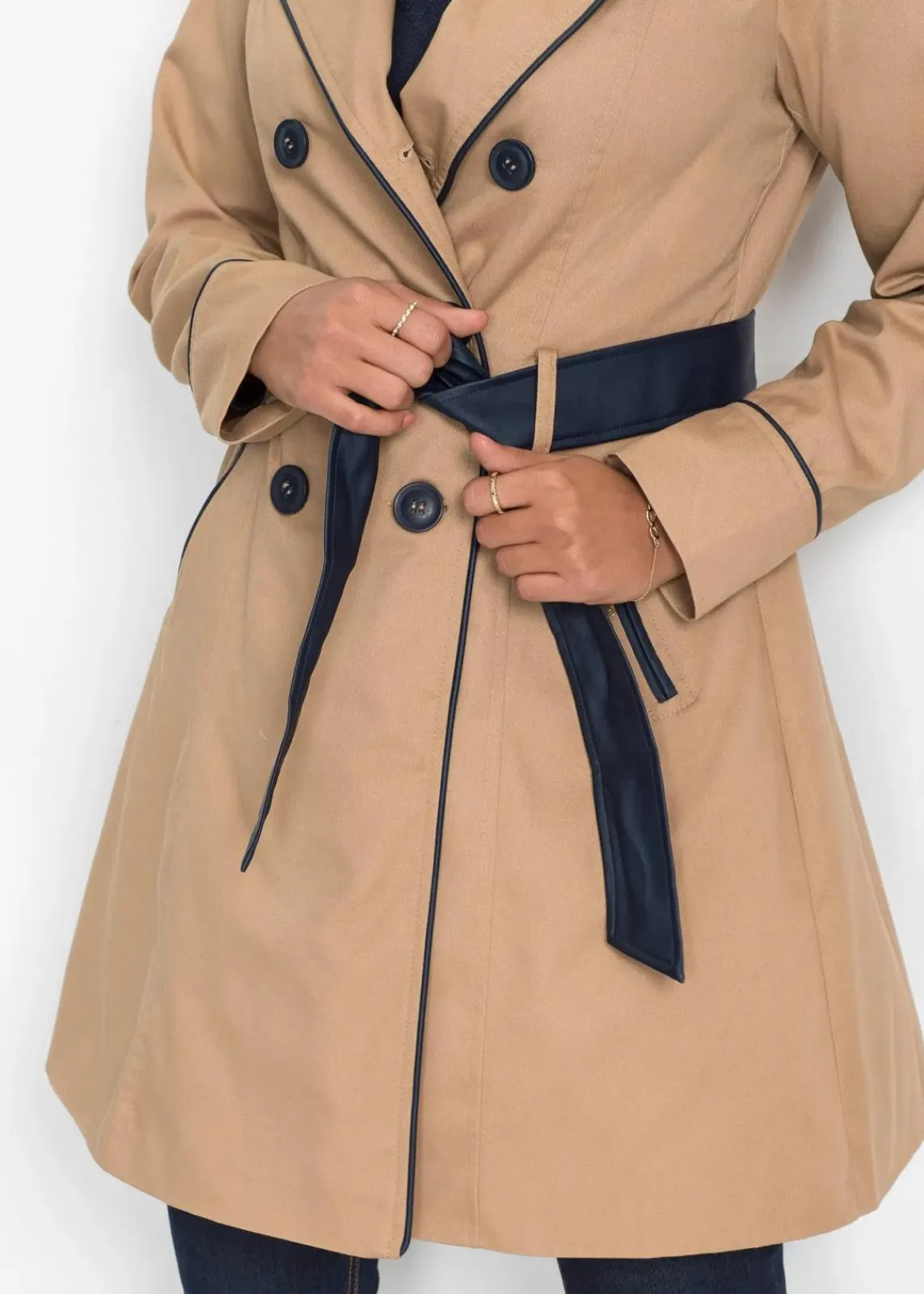 bonprix Jacken & Mäntel^Trenchcoat mattcamel