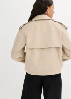bonprix Bekleidung·Hosen|Jacken & Mäntel^Trenchjacke beige