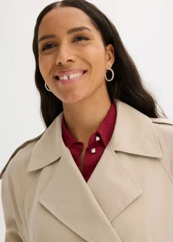 bonprix Bekleidung·Hosen|Jacken & Mäntel^Trenchjacke beige