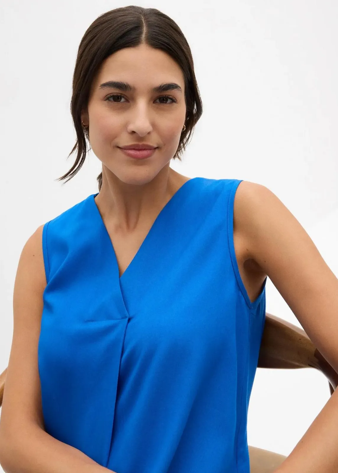 bonprix Bekleidung·Pullover & Strickjacken|Kleider^Trägerkleid aus fließender Viskose azurblau