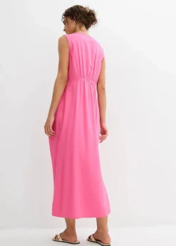 bonprix Kleider|Bekleidung·Pullover & Strickjacken^Trägerkleid aus fließender Viskose pink