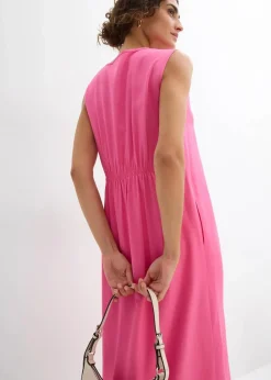 bonprix Kleider|Bekleidung·Pullover & Strickjacken^Trägerkleid aus fließender Viskose pink
