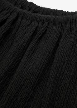 bonprix Bekleidung·Pullover & Strickjacken|Kleider^Trägerkleid aus leichtem Crêpe schwarz