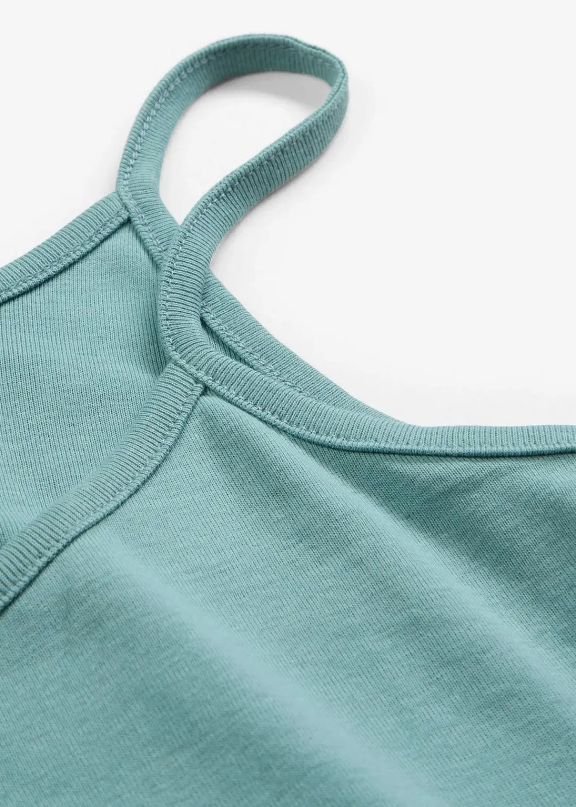 bonprix Kleider|Basics^Trägerkleid aus reiner Baumwolle (2er Pack) mineralblau+schwarz