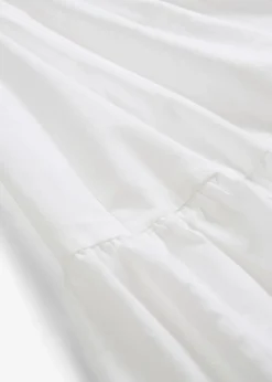bonprix Bekleidung·Pullover & Strickjacken|Kleider^Trägerkleid aus reiner Bio-Baumwolle weiß
