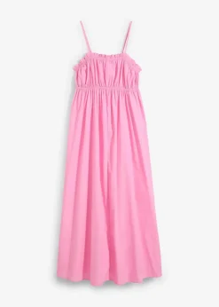 bonprix Bekleidung·Pullover & Strickjacken|Kleider^Trägerkleid aus reiner Bio-Baumwolle rosa