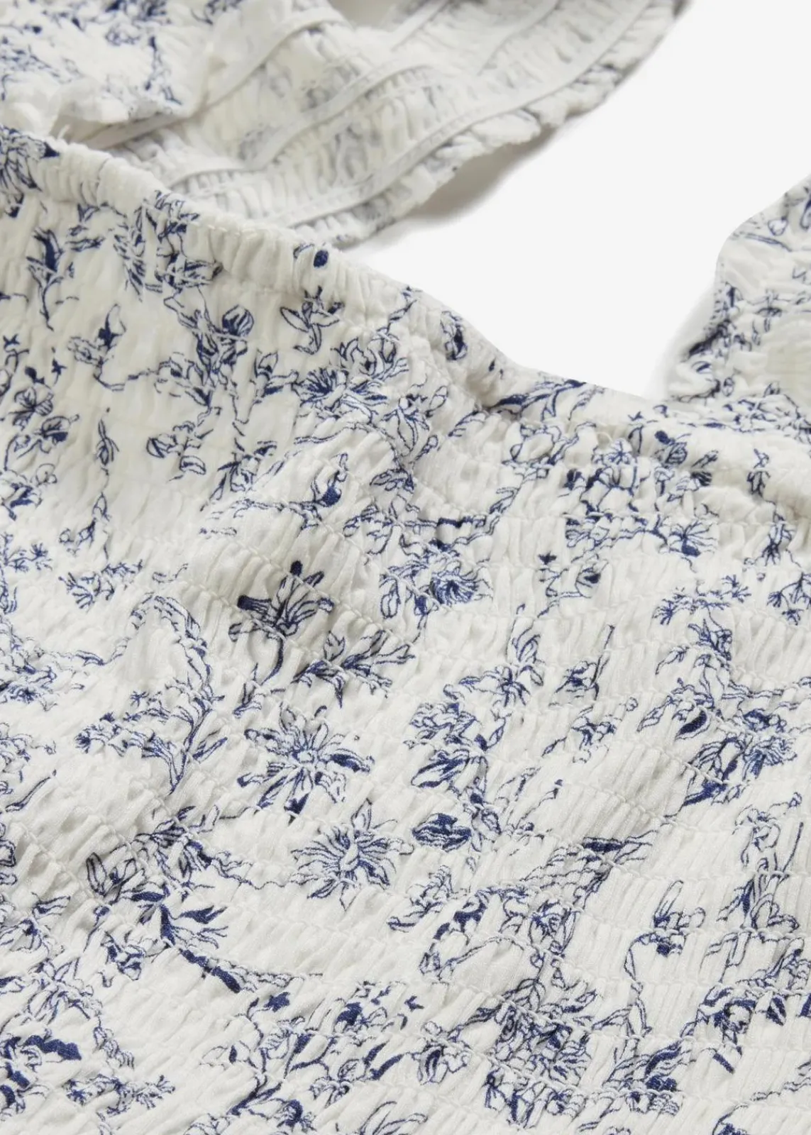 bonprix Nachhaltigere Materialien|Kleider^Trägerkleid aus Viskose-Mix wollweiß/blau floral