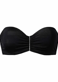 bonprix Wäsche·Dessous|Wäsche·Große Cups D-H^Trägerloser BH mit Bügel schwarz