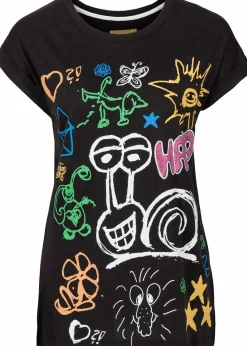 bonprix Shirts & Tops^T-Shirt schwarz bedruckt