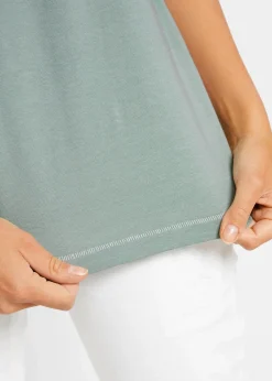 bonprix Shirts & Tops^T-Shirt rauchgrün bedruckt