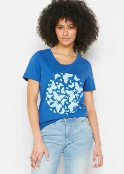 bonprix Shirts & Tops^T-Shirt königsblau bedruckt
