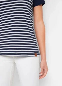 bonprix Shirts & Tops|Nachhaltigere Materialien^T-Shirt dunkelblau gestreift
