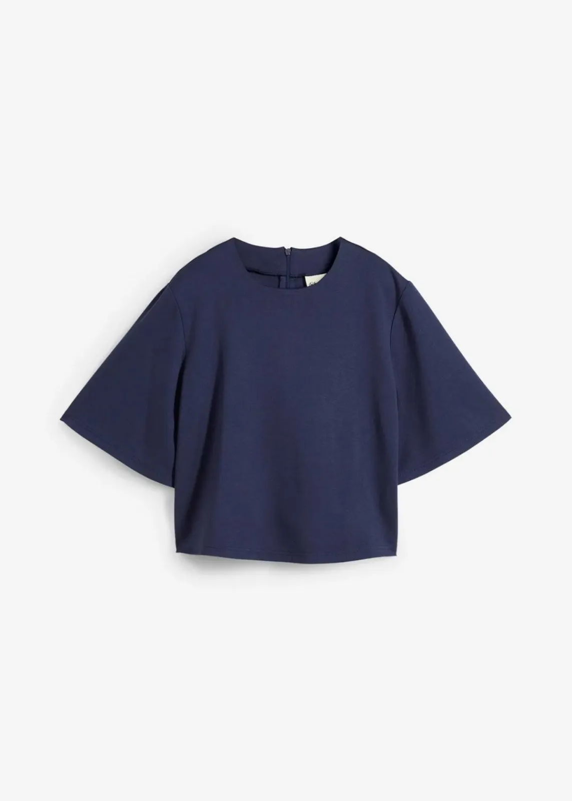 bonprix Shirts & Tops^T-Shirt aus bequemen Punto di Roma dunkelblau