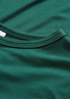 bonprix Nachhaltigere Materialien|Shirts & Tops^T-Shirt aus fließender Viskose mattgrün