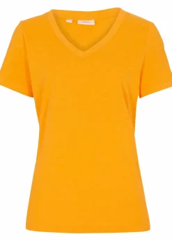 bonprix Shirts & Tops|Basics^T-Shirt aus reiner Baumwolle kürbisorange