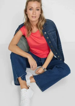 bonprix Shirts & Tops|Basics^T-Shirt aus reiner Baumwolle hummer