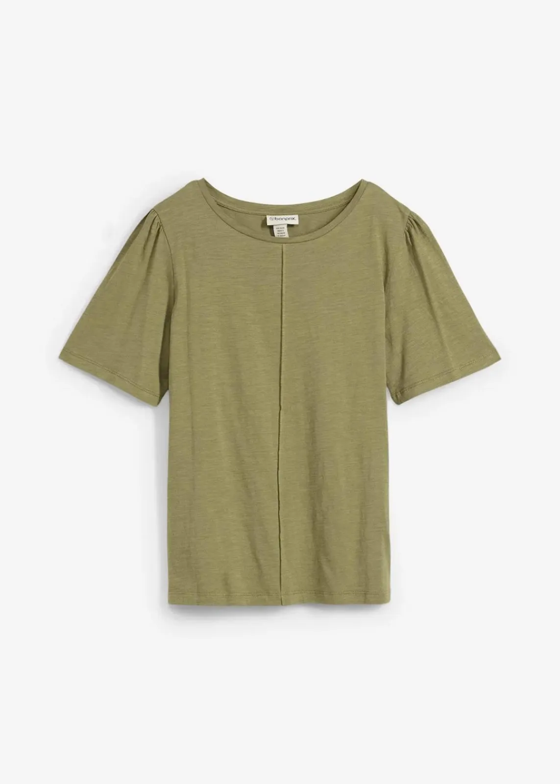 bonprix Shirts & Tops|Nachhaltigere Materialien^T-Shirt aus reiner Baumwolle oliv