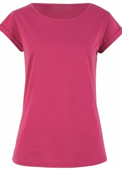 bonprix Shirts & Tops|Basics^T-Shirt aus reiner Baumwolle beerenrot