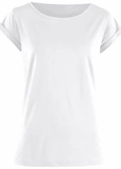bonprix Shirts & Tops|Basics^T-Shirt aus reiner Baumwolle weiß