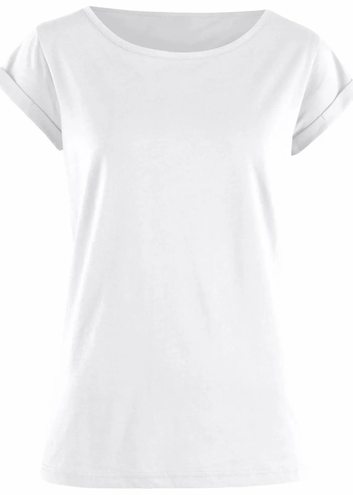 bonprix Shirts & Tops|Basics^T-Shirt aus reiner Baumwolle weiß