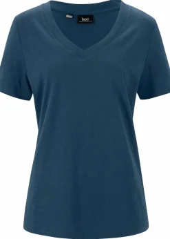 bonprix Shirts & Tops|Basics^T-Shirt aus reiner Baumwolle dunkelblau