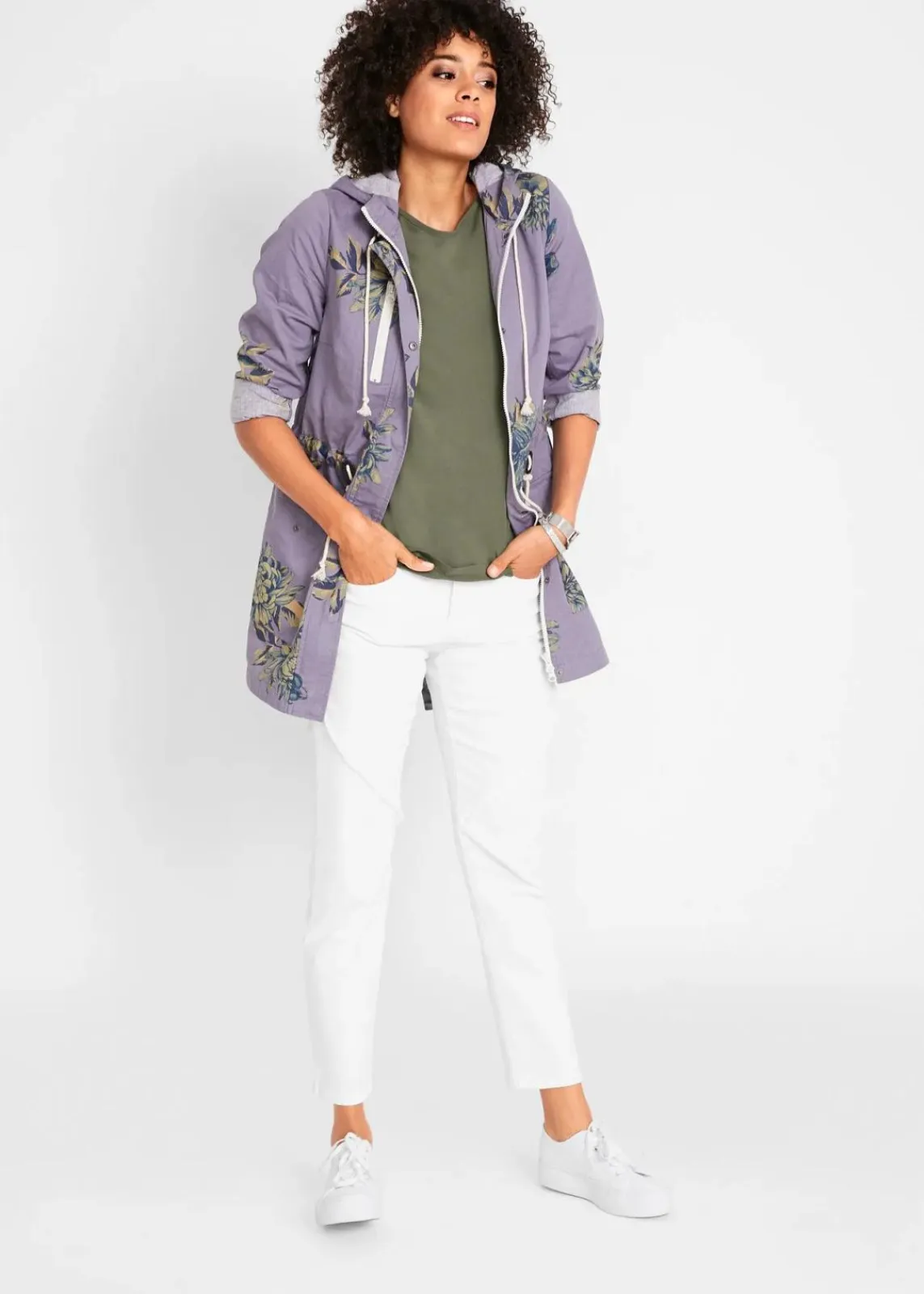 bonprix Shirts & Tops|Basics^T-Shirt aus reiner Baumwolle oliv