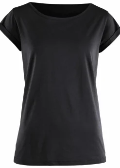 bonprix Bekleidung·Röcke|Basics^T-Shirt aus reiner Baumwolle schwarz
