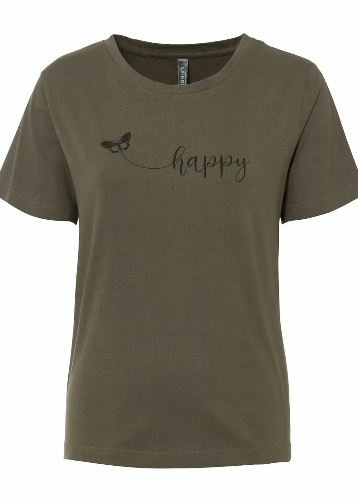 bonprix Shirts & Tops^T-Shirt aus reiner Baumwolle dunkeloliv