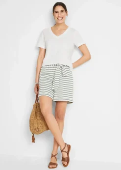 bonprix Shirts & Tops|Basics^T-Shirt aus reiner Baumwolle weiß