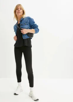 bonprix Shirts & Tops^T-Shirt aus reiner Baumwolle schwarz