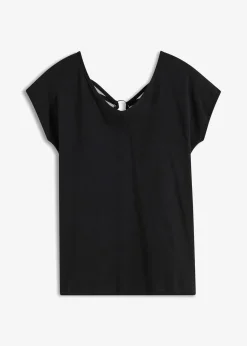 bonprix Shirts & Tops^T-Shirt aus reiner Bio-Baumwolle schwarz