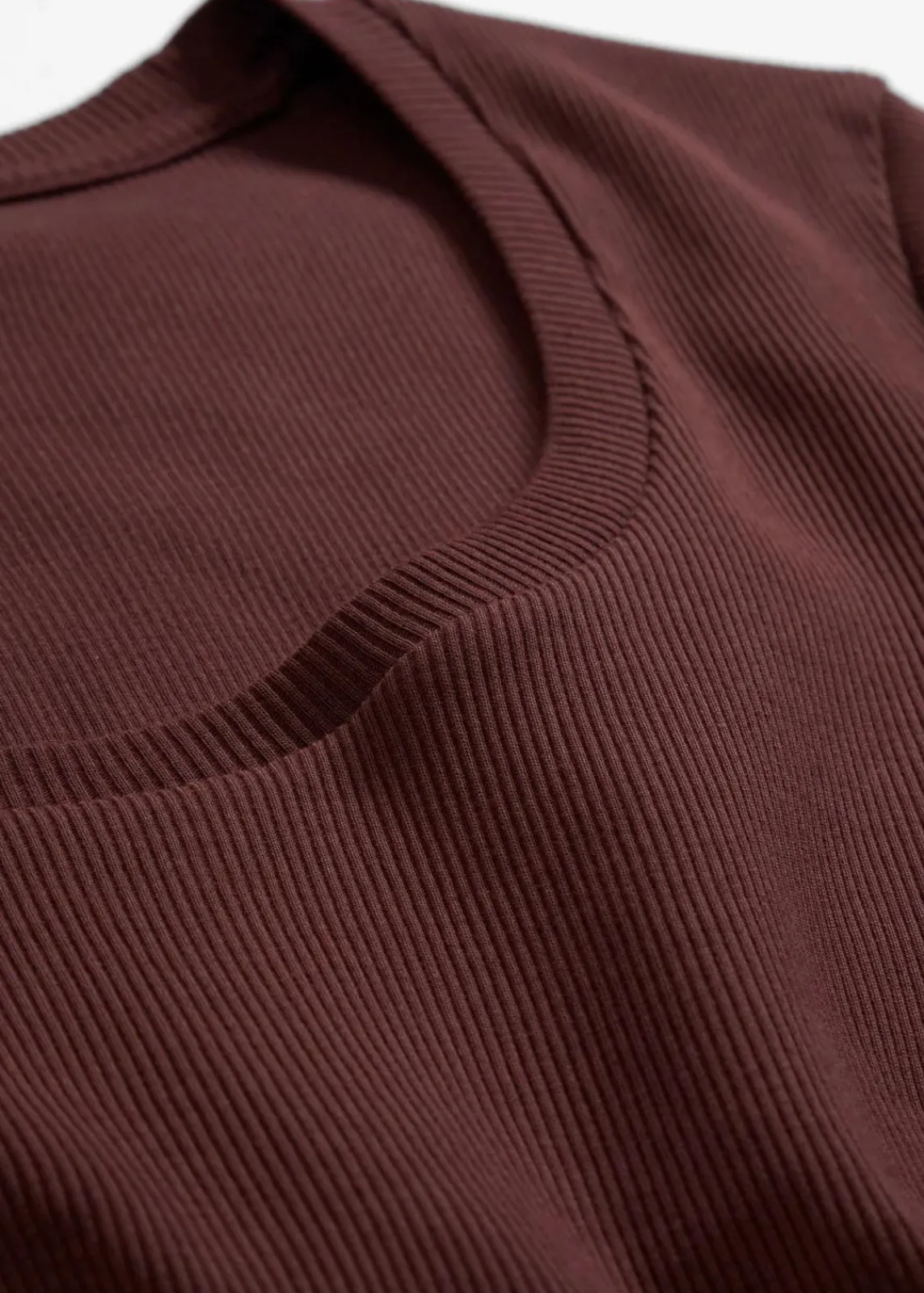 bonprix Nachhaltigere Materialien|Shirts & Tops^T-Shirt aus reiner Bio-Baumwolle terrabraun