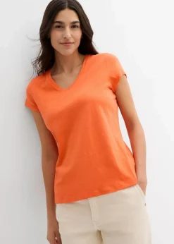 bonprix Bekleidung·Röcke|Basics^T-Shirt aus reiner Bio-Baumwolle (2er Pack) dunkelblau/weiß