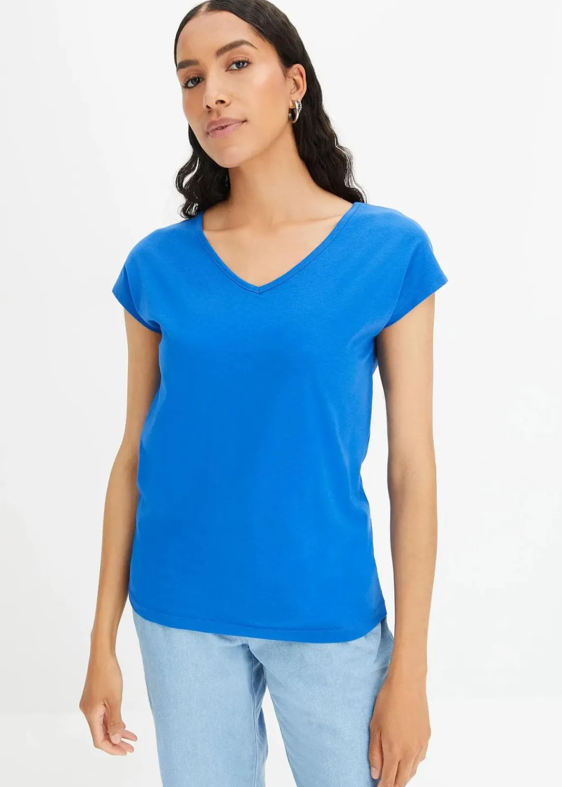 bonprix Shirts & Tops^T-Shirt aus reiner Bio-Baumwolle arktikblau