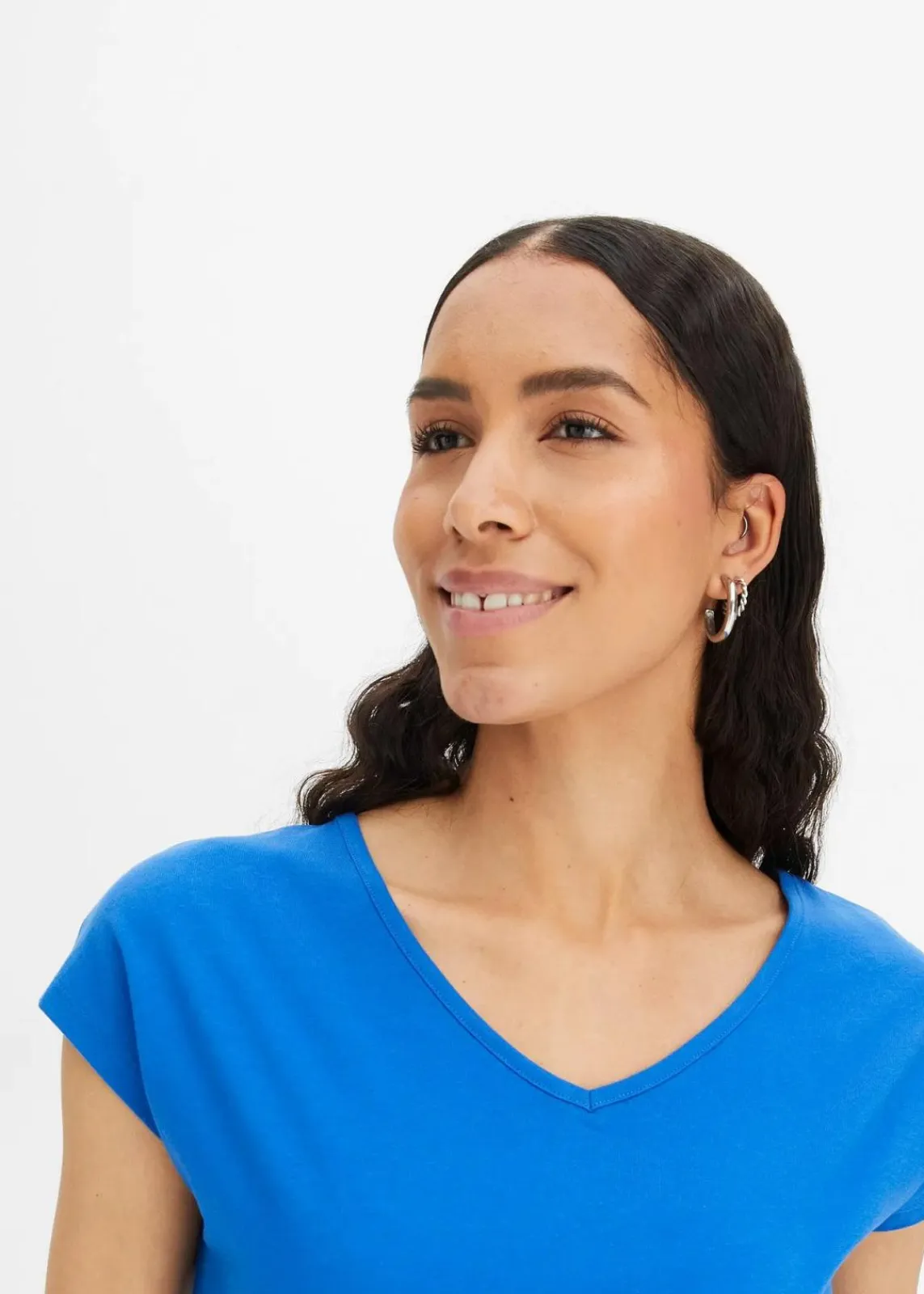 bonprix Shirts & Tops^T-Shirt aus reiner Bio-Baumwolle arktikblau