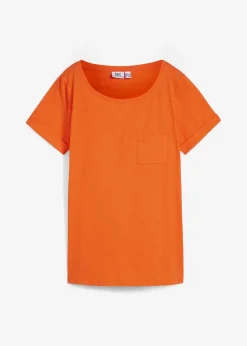 bonprix Shirts & Tops|Nachhaltigere Materialien^T-Shirt aus reiner Bio-Baumwolle warmorange