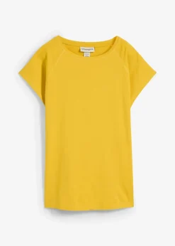 bonprix Nachhaltigere Materialien|Shirts & Tops^T-Shirt aus reiner Bio-Baumwolle lemoncurry