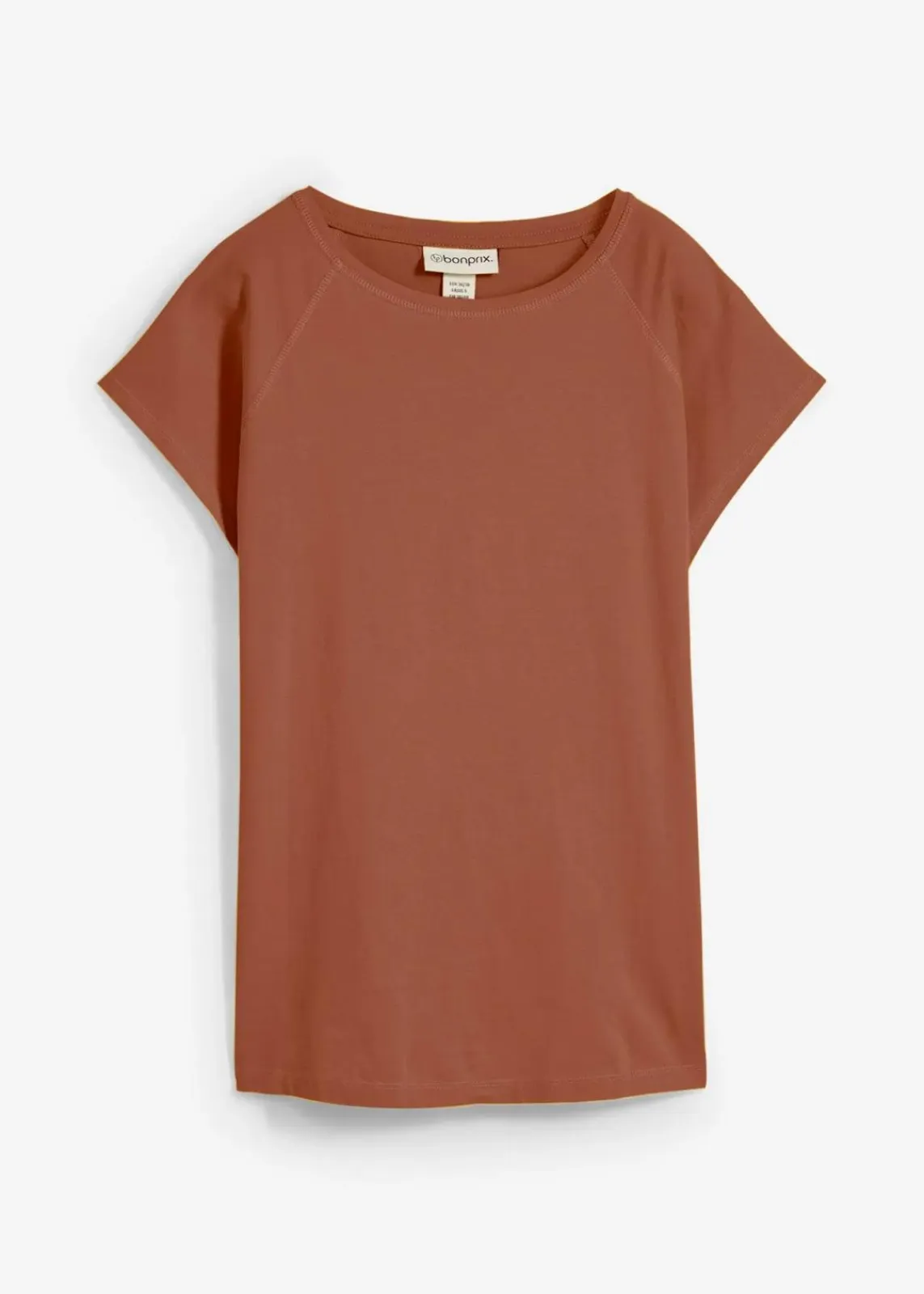 bonprix Nachhaltigere Materialien|Shirts & Tops^T-Shirt aus reiner Bio-Baumwolle ziegelbraun