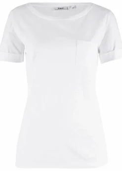 bonprix Shirts & Tops|Nachhaltigere Materialien^T-Shirt aus reiner Bio-Baumwolle weiß
