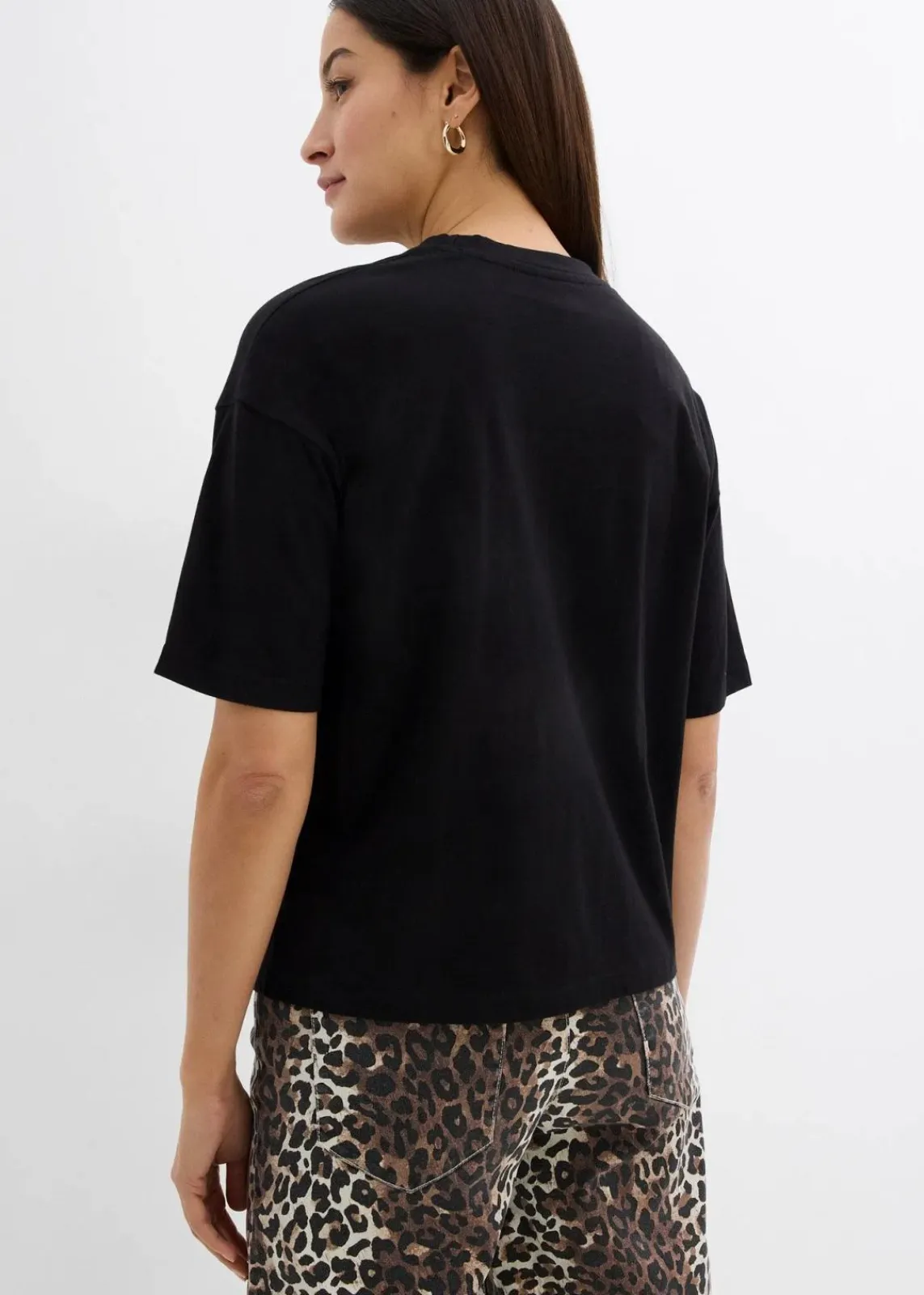bonprix Shirts & Tops|Nachhaltigere Materialien^T-Shirt aus reiner Bio-Baumwolle schwarz