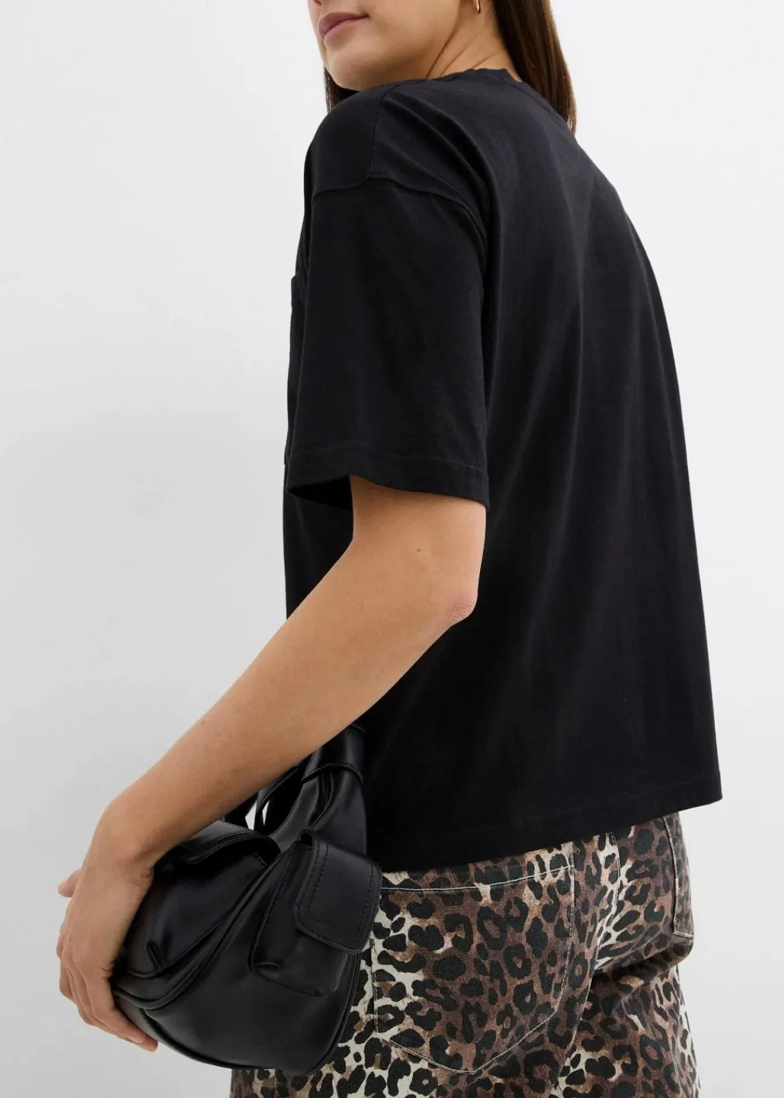 bonprix Shirts & Tops|Nachhaltigere Materialien^T-Shirt aus reiner Bio-Baumwolle schwarz