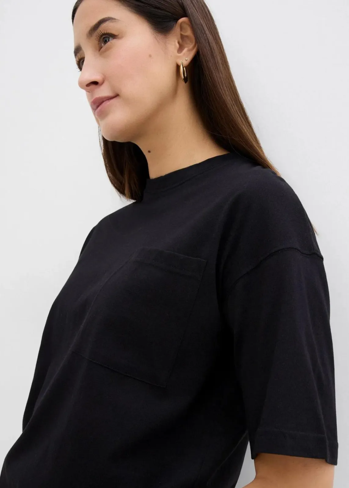 bonprix Shirts & Tops|Nachhaltigere Materialien^T-Shirt aus reiner Bio-Baumwolle schwarz