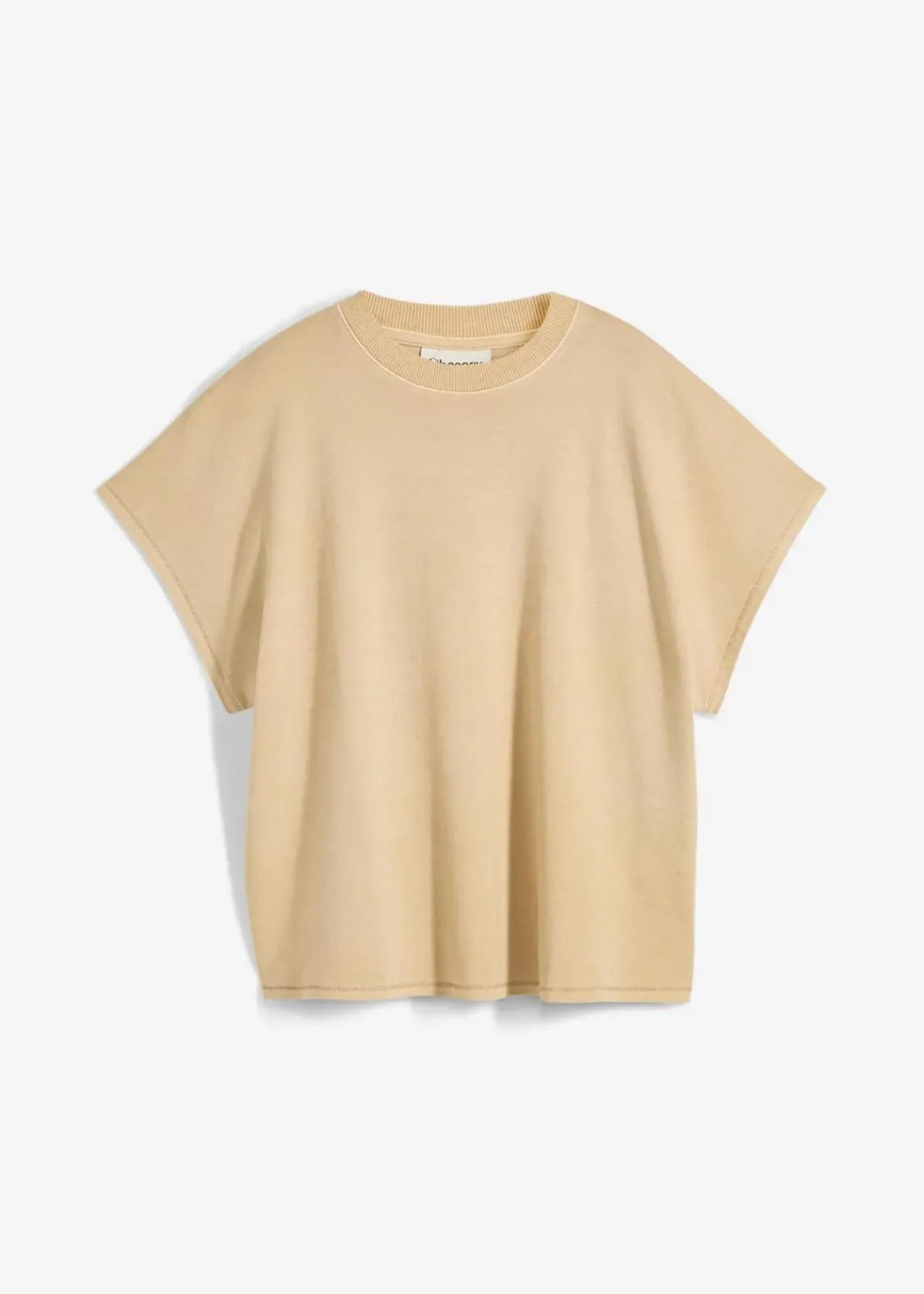 bonprix Nachhaltigere Materialien|Shirts & Tops^T-Shirt aus reiner Bio-Baumwolle new beige