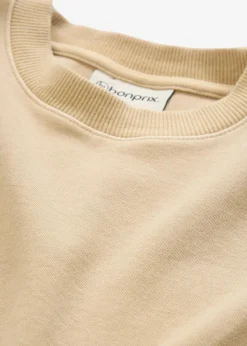 bonprix Nachhaltigere Materialien|Shirts & Tops^T-Shirt aus reiner Bio-Baumwolle new beige