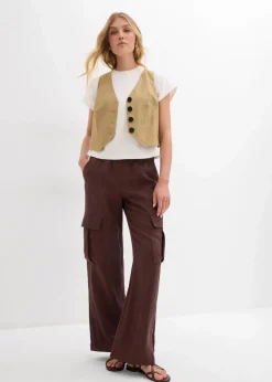 bonprix Shirts & Tops|Nachhaltigere Materialien^T-Shirt aus reiner Bio-Baumwolle wollweiß