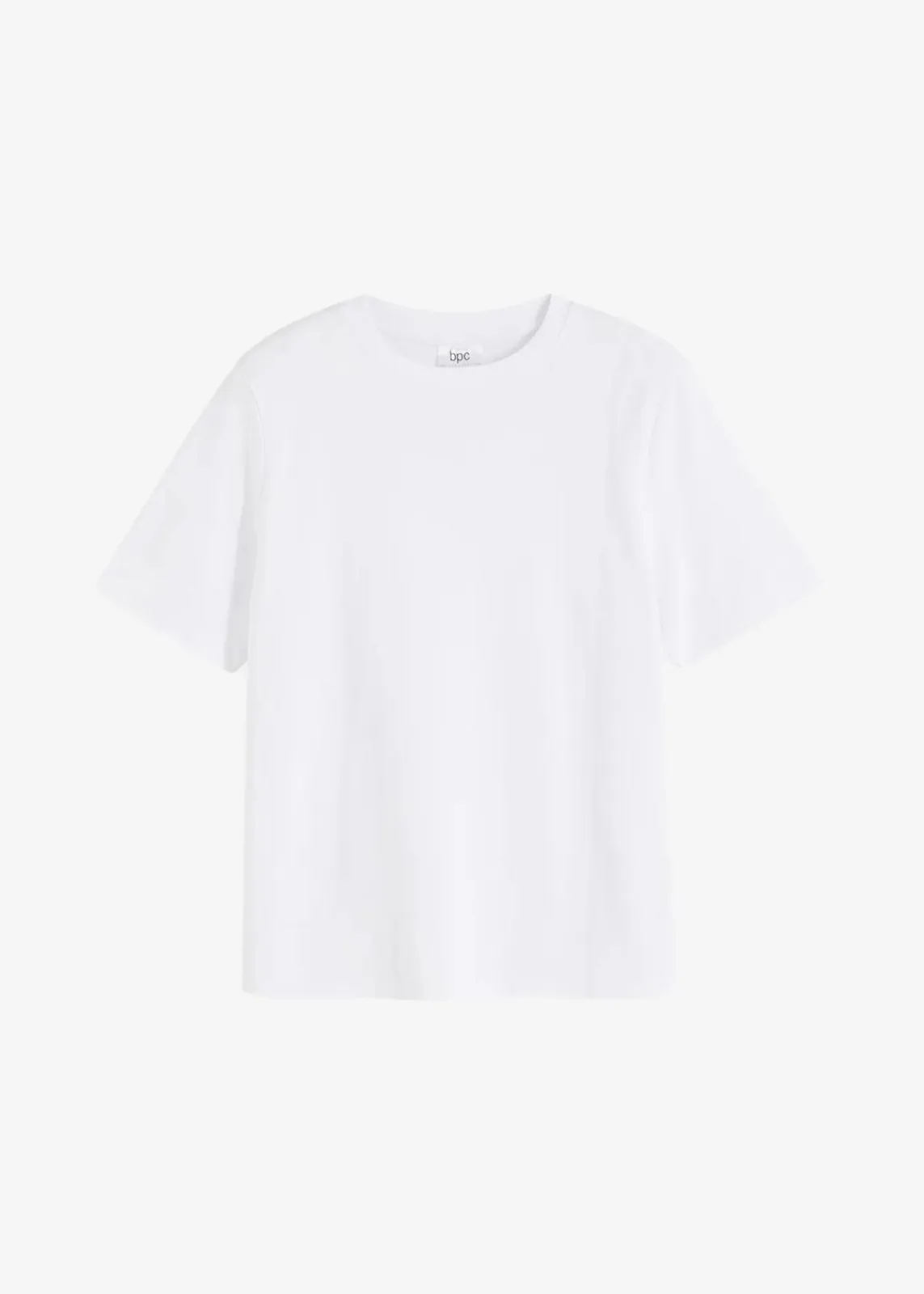 bonprix Shirts & Tops|Basics^T-Shirt aus reiner schwerer Bio-Baumwolle weiß