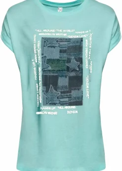 bonprix Shirts & Tops^T-Shirt aus softem Viskose-Mix aquapastell