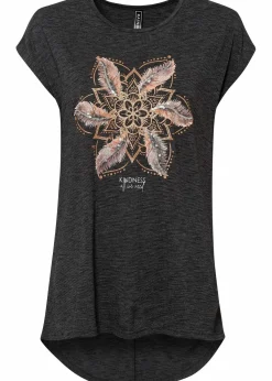 bonprix Shirts & Tops^T-Shirt aus softem Viskose-Mix schwarz